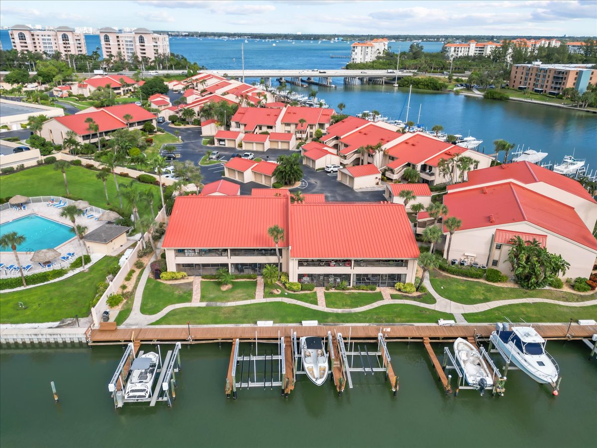 4730 Brittany Dr S #36 — waterfront condo with docks and pool, Point Brittany, St. Petersburg