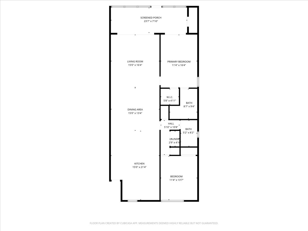 Floor plan with dimensions, 4730 Brittany Dr S #36