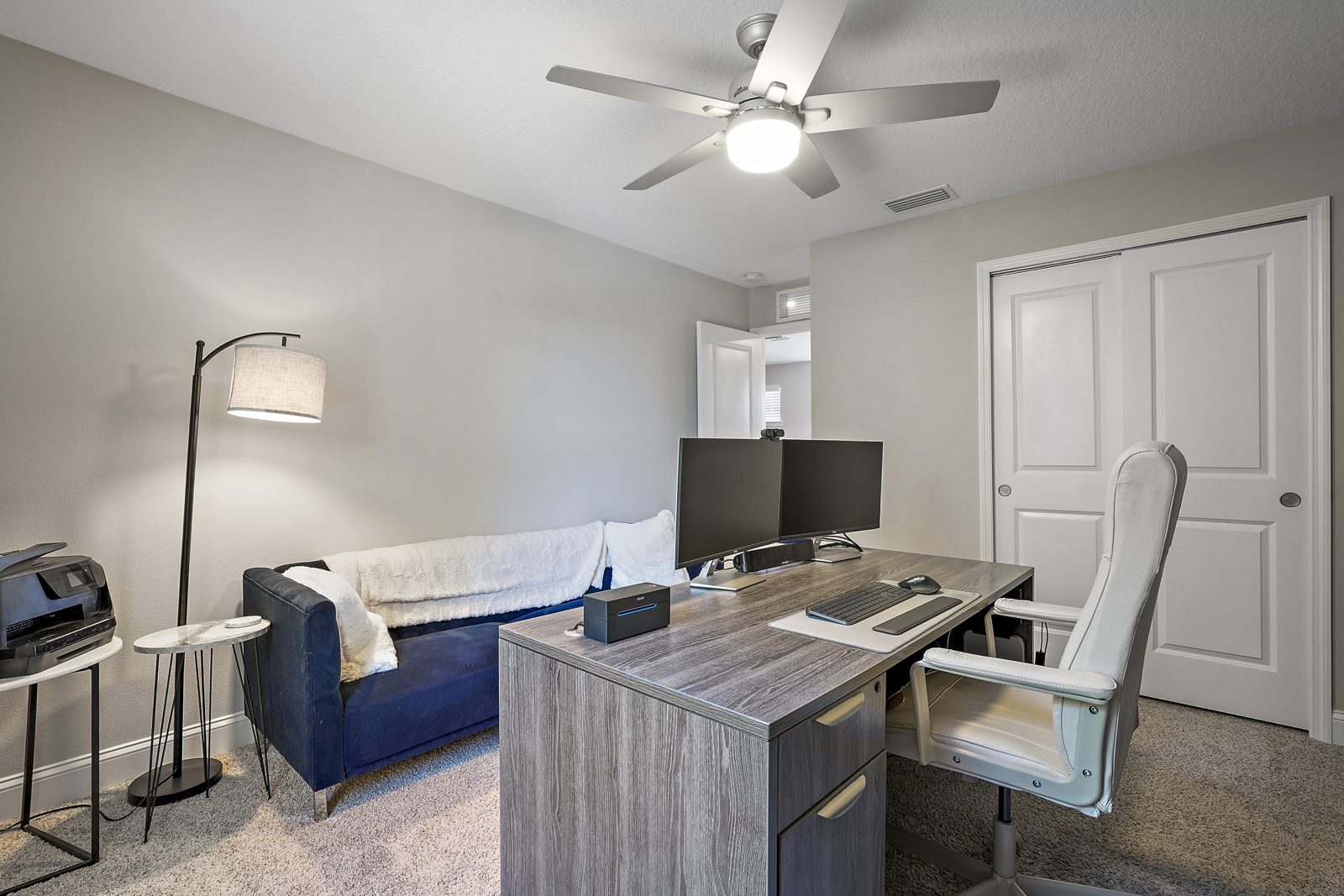 Upstairs loft set up as a home office, 5246 Neil Dr