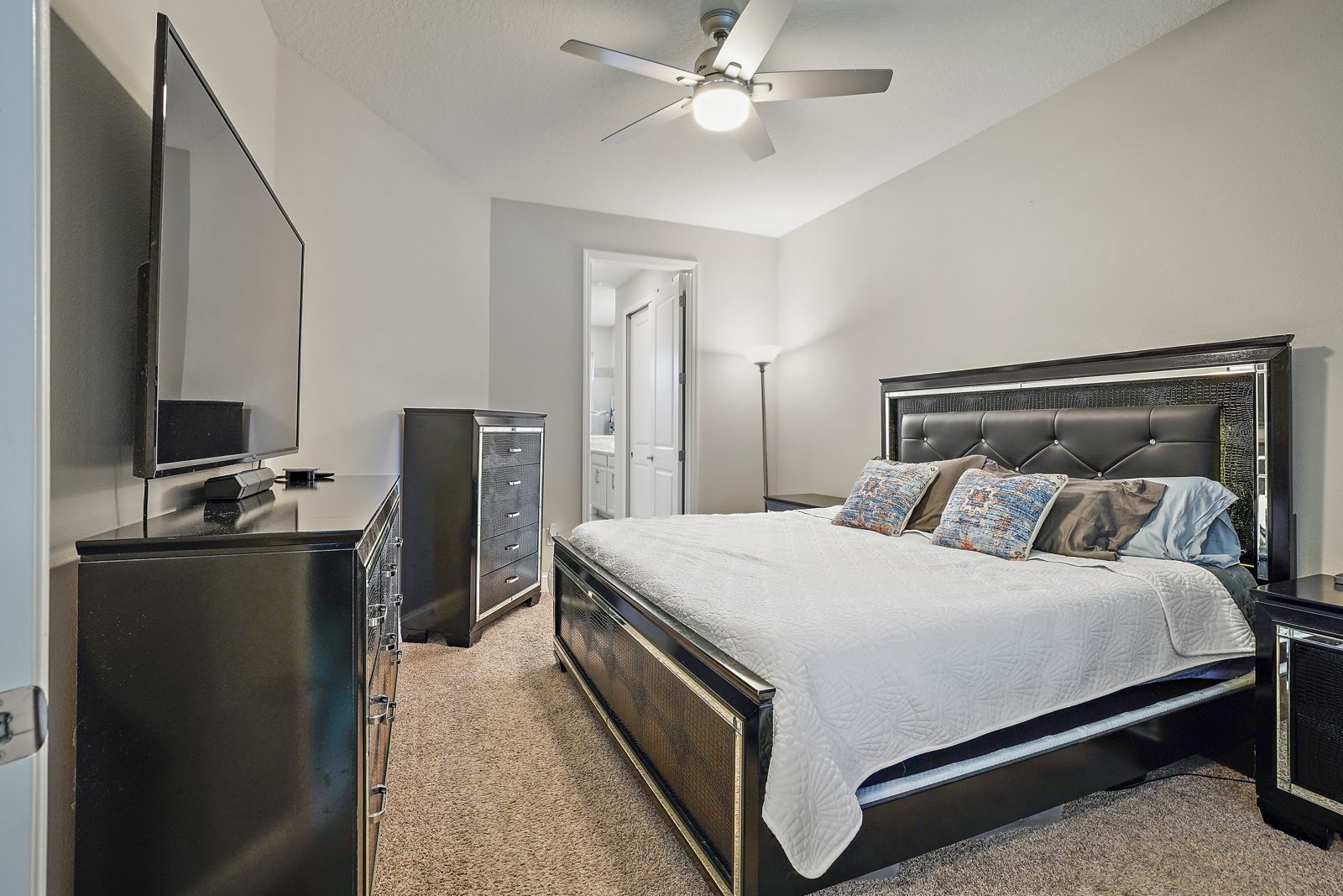 First-floor primary bedroom
